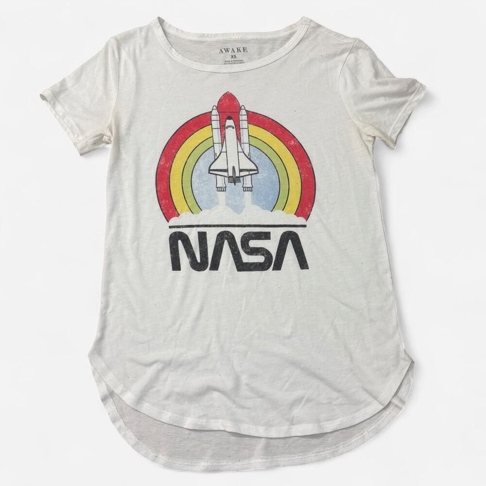 Nasa Women's White T-shirt